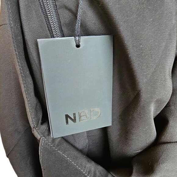 NBD X Revolve NWT Do Anything Black Mini Dress Sz S - Picture 10 of 11